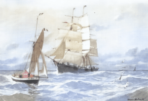 Lire la suite à propos de l’article Les aventures du Mindin, trois-mâts Nantais à coque de fer