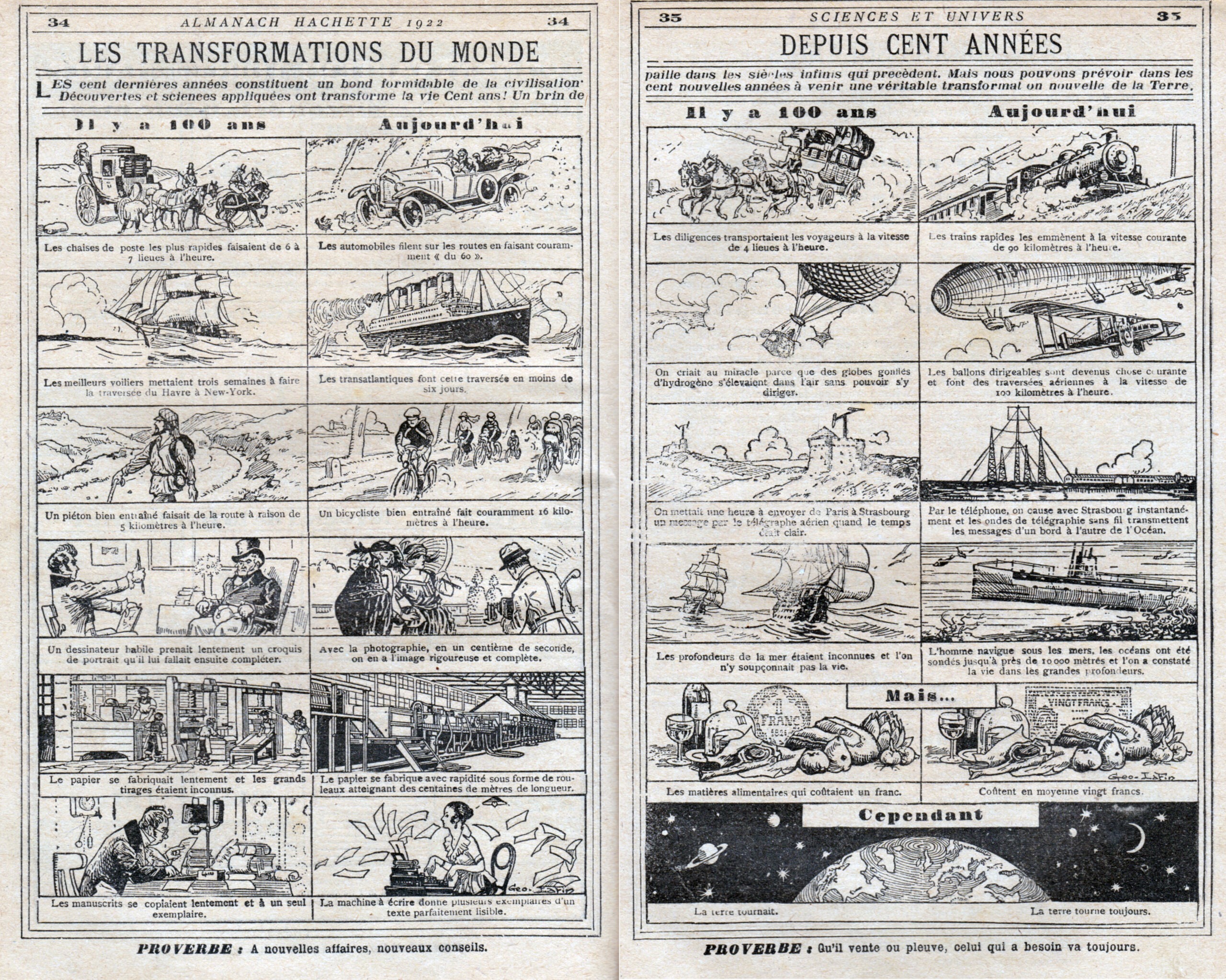 You are currently viewing Les transformations du monde 1822-1922-2022