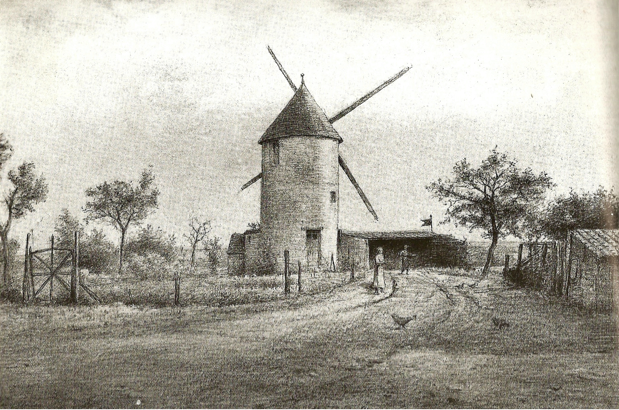 Une image contenant extérieur, herbe, champ, moulin à vent
Description générée automatiquement